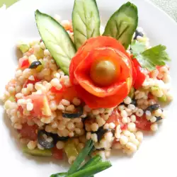 Vegetable Salad with garlic