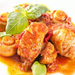 Chicken with Mushrooms and Cloves
