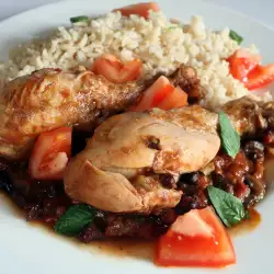 Oven-Baked Chicken with Beans