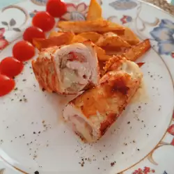Chicken Roll with Onions