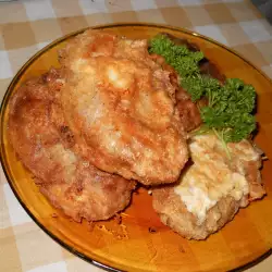 Schnitzels with chicken