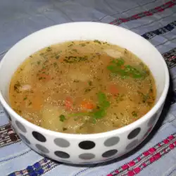 Chicken Soup with Eggplant