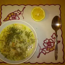 Chicken Soup with yoghurt