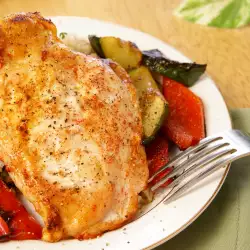 Oven-Baked Chicken with Onions