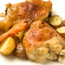 Chicken with Cheese and Potatoes