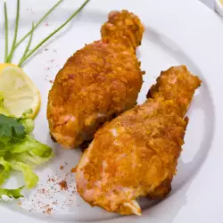 Fried Chicken Drumsticks with Eggs