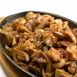 Oven-Baked Chicken Breasts with Onions
