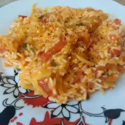 Tomatoes and Rice with Onions