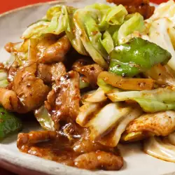 Fried Pork with Chinese Cabbage