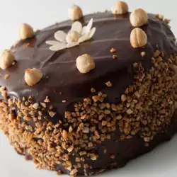 Almond Cake with chocolate