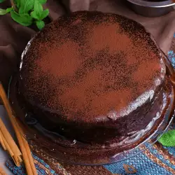 Cake with Chocolate Buttercream