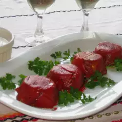 Appetizer with parsley