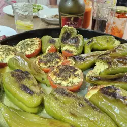 Stuffed Peppers with Cottage Cheese and Eggs