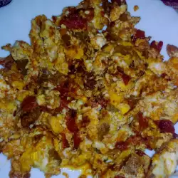 Fried Eggs with Peppers