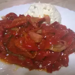Roasted Peppers with onions