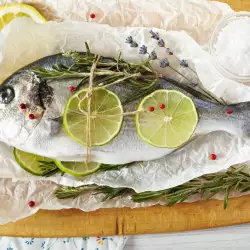 Oven-Baked Sea Bream with Garlic and Spices
