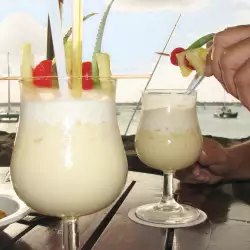 Summer Cocktails with Ice Cream