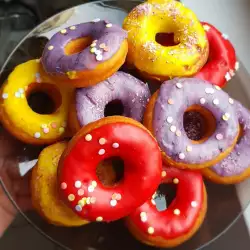 Donuts with chocolate