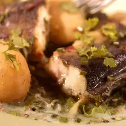 Baked Fish with garlic