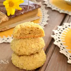 Crumble Cookies with flour