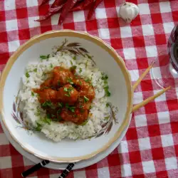 Curry Meatballs with Jasmine Rice