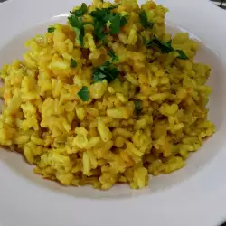 Curry with parsley