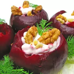 Beetroots with Cream Cheese Filling