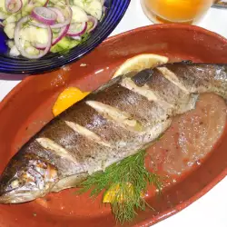 Oven-Baked Trout with Olive Oil