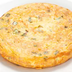 Oven-Baked Omelette with Ham
