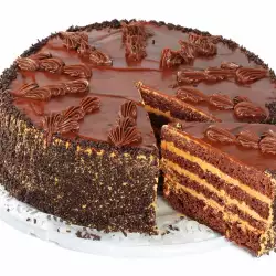 German Cake with Cocoa