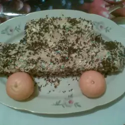 Biscuit Cake with eggs