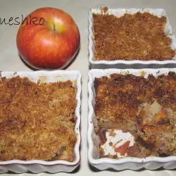 Crumble with apples
