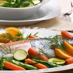 Trout with Vegetables