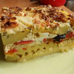 Gratin with tomatoes