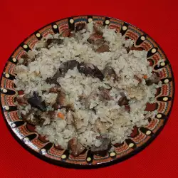 Drob Sarma with rice