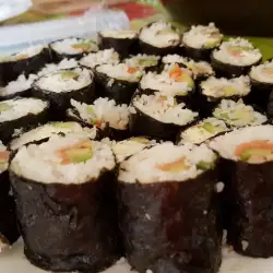 Homemade Sushi with Cream Cheese