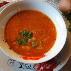 Tomato Soup with leeks