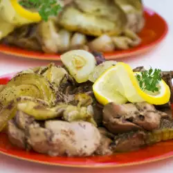 Chicken Livers and Onions with Butter