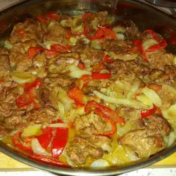Chicken Livers and Onions with Flour