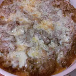 Chicken Livers and Onions with Cheese