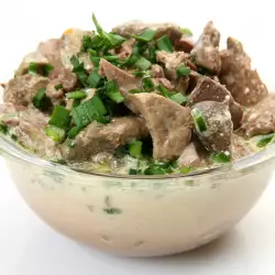 Chicken Livers with Cream