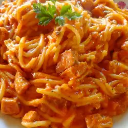 Spaghetti with Vienna Sausages and Tomatoes