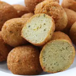 Falafel with parsley