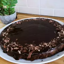 Chocolate cake with biscuits and Baking Powder