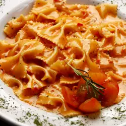 No Meat Pasta with Tomatoes