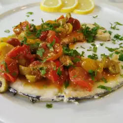 Fish Fillet with Cherry Tomato and Capers Sauce