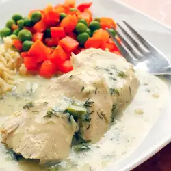 Chicken in Sauce with Wine