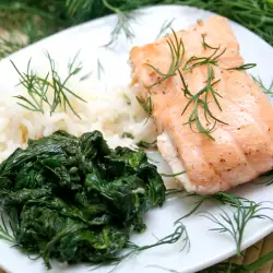 Fish with Spinach
