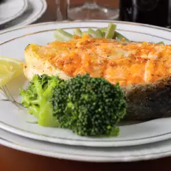 Salmon Steak in the Oven