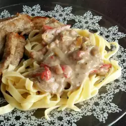 Pork Chops with Pepper Sauce